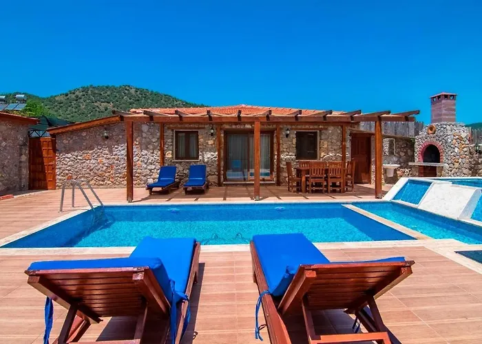 Secluded Private Pool&jacuzzi In Kayaköy, Villa *